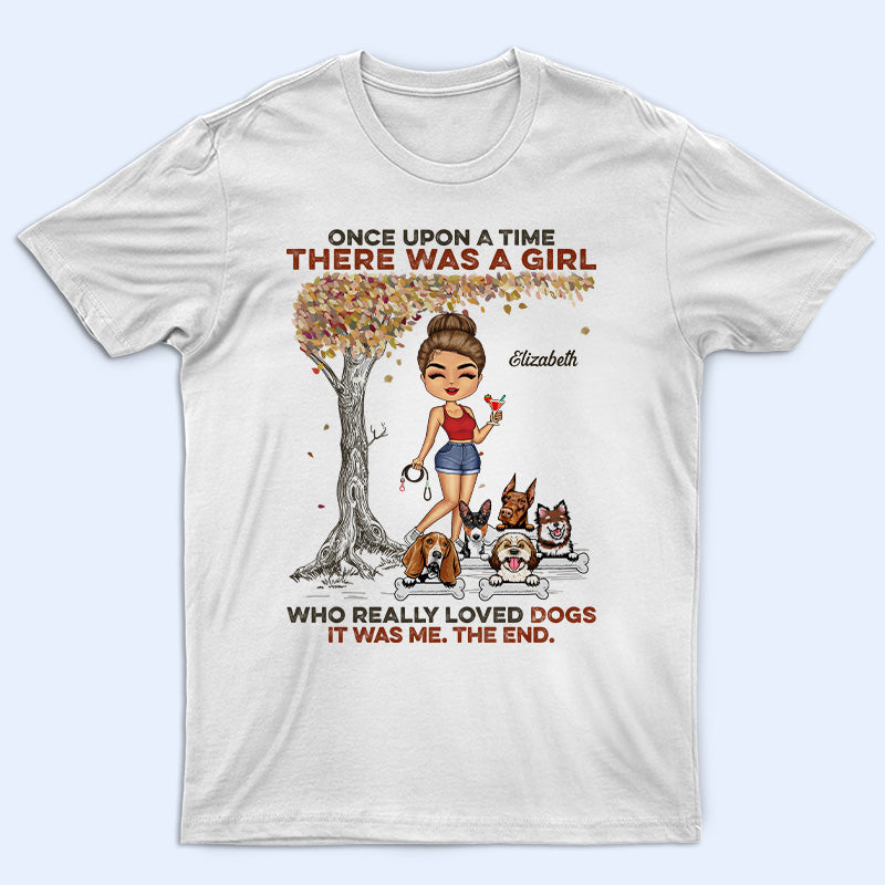Just A Girl Who Loves Dogs - Gift For Dog Lovers - Personalized Custom T Shirt