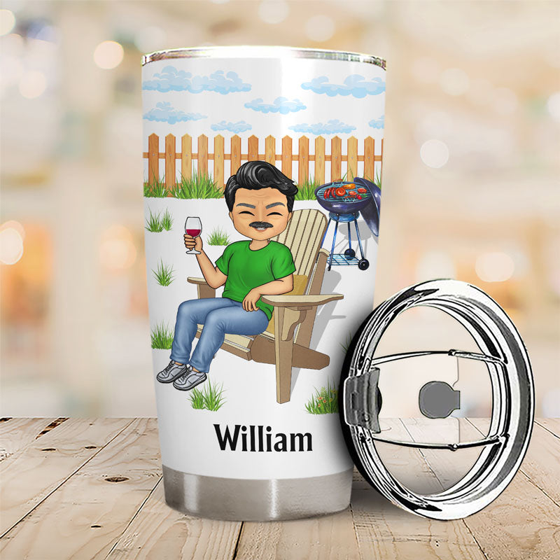 Retired Under New Management - Retirement Gift - Personalized Custom Tumbler