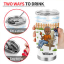 Retired Under New Management - Retirement Gift - Personalized Custom Tumbler