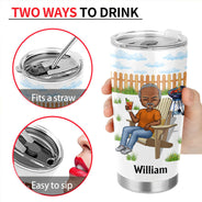 Retired Under New Management - Retirement Gift - Personalized Custom Tumbler