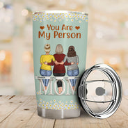 Chère maman, merci de m'avoir appris à être forte - Cadeau pour maman - Gobelet personnalisé
