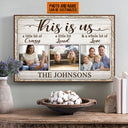 Custom Photo Family Couple Husband Wife This Is Us Photo Gift Custom Poster, Anniversary, Wall Pictures, Wall Art, Wall Decor
