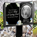 Custom Photo More Than Just A Pet - Dog Memorial Gift - Personalized Custom Book Acrylic Plaque Stake