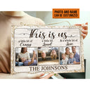 Photo personnalisée Famille Couple Mari Femme Ceci est nous Photo Cadeau Personnalisé Bois Rectangle Signe, Anniversaire, Mur Photos, Mur Art, Décoration Murale