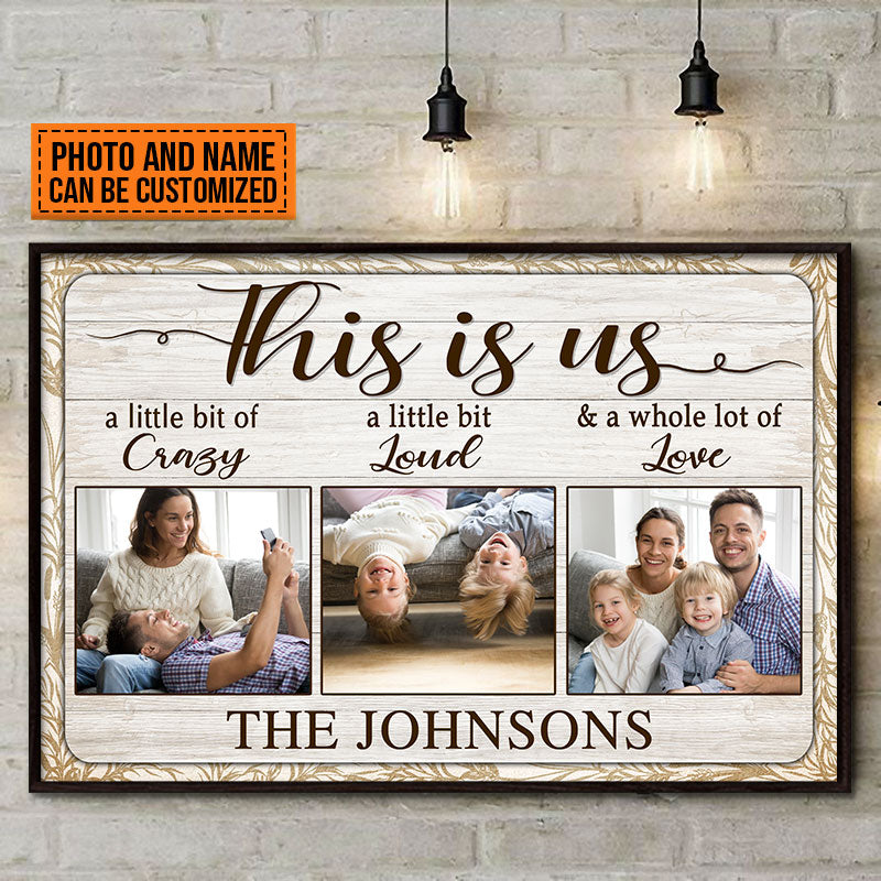 Custom Photo Family Couple Husband Wife This Is Us Photo Gift Custom Poster, Anniversary, Wall Pictures, Wall Art, Wall Decor