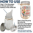 Gift For Couples,Gift For Husband,Gift For Wife,Gift For Boyfriend,Gift For Girlfriend - Calendar I Met You Liked You Love You Forever - Personalized Mason Jar Light