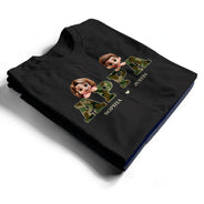 Gift For Father,Gift For Grandpa - Camo Papa Title - Personalized T Shirt