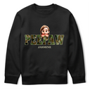 Gift For Father,Gift For Grandpa - Camo Papa Title - Personalized T Shirt