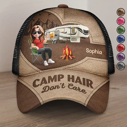 Casquette décontractée personnalisée à dos en maille pour le camping