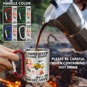 Campsite,Camping,Funny,Gift For Women,Gift For Yourself - Camper Queen Classy Sassy 3D Effect - Personalized Carabiner Mug
