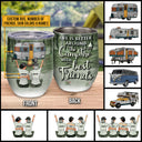 Camping Bestie Life Is Better Custom Wine Tumbler