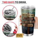 Verre personnalisé avec photo de couple campeur, tenez-vous la main, cadeau pour mariage, anniversaire, anniversaire