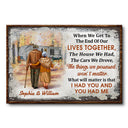 Camping Old Couple When We Get Custom RVs - Personalized Custom Poster