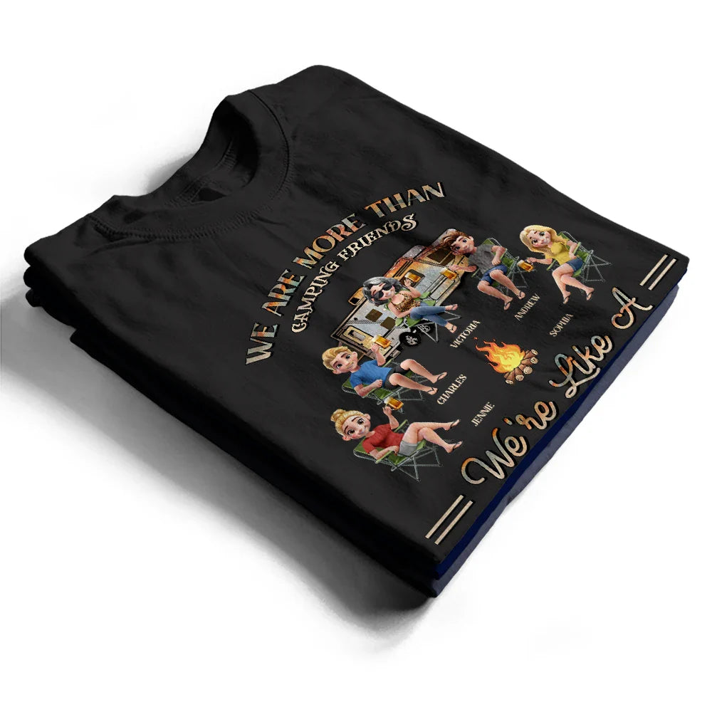 Gift For Bestie, Gift For Sisters, Gift For Brothers, Gift For Sibling, Gifts For Colleagues, Camping, Funny - Camping We're Drunks - Personalized T Shirt