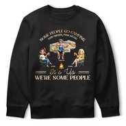 Gift For Bestie, Gift For Sisters, Gift For Brothers, Gift For Sibling, Gifts For Colleagues, Camping, Funny - Camping We're Drunks - Personalized T Shirt