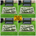 Camping Welcome To Campsite Custom Doormat