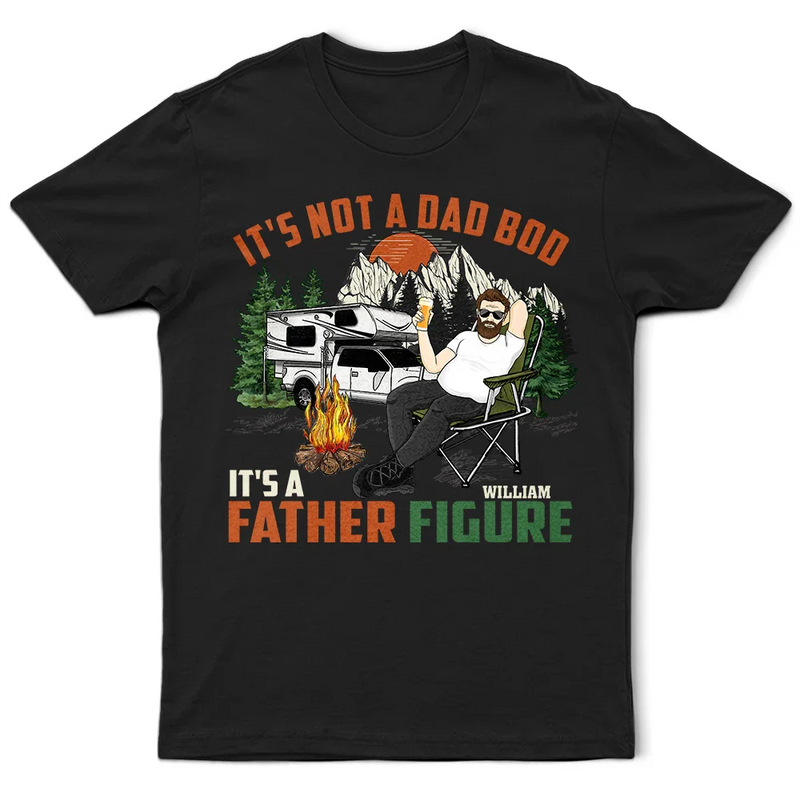 Gift For Yourself,Gift For Men,Gift For Father,Dad's Hobby,Funny,Camping - Camping Dad Bod - Personalized T Shirt