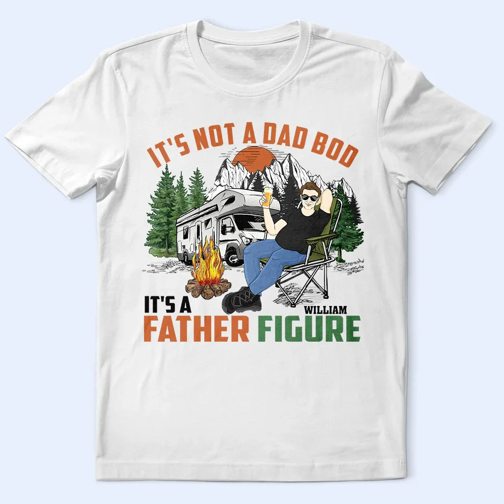 Gift For Yourself,Gift For Men,Gift For Father,Dad's Hobby,Funny,Camping - Camping Dad Bod - Personalized T Shirt