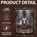 Gift For Yourself, Gift For Men - Camping Hiking Adventures - Personalized Whiskey Glass