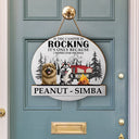 Gift For Couples,Dog Lovers,Dog Couple,Funny - Camping I Tripped Over The Dog - Personalized Custom Shaped Wood Sign