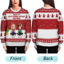 Christmas,Gift For Bestie,Gift For Sisters - Can't Imagine Life Without Besties Sisters - Personalized Unisex Ugly Sweater