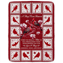 Gift For Yourself,Gift For Women,Gift For Men,Memorial,Sad - Cardinal Bird A Hug From Heaven - Personalized Fleece Blanket, Sherpa Blanket