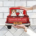 Cat Lovers,Pet Lovers - Cats Planning Escape Trunk - Personalized Custom Shaped Wood Sign