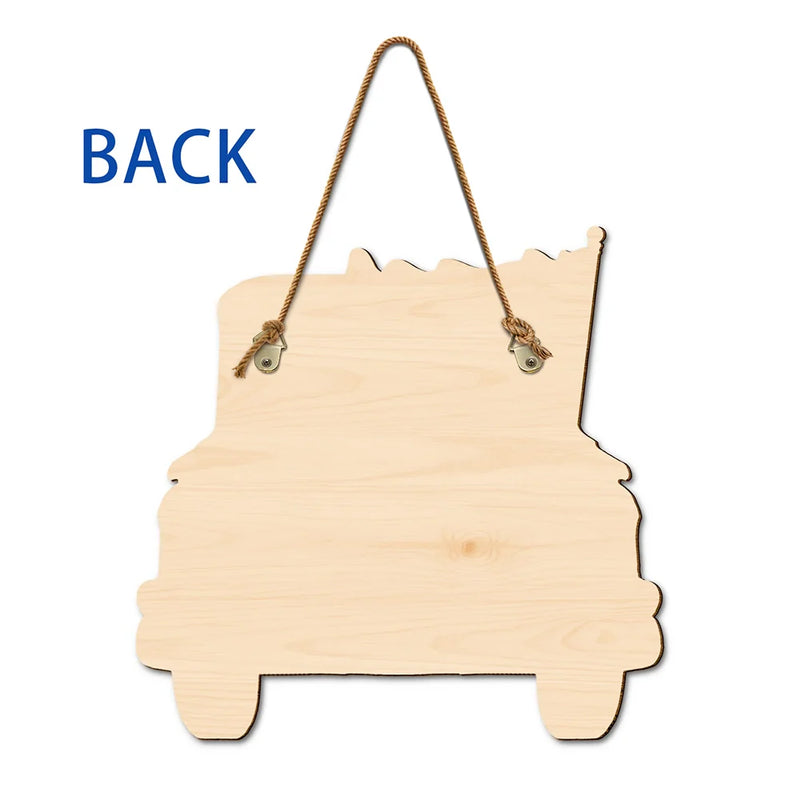 Cats Planning Escape Truck - Personalized Custom Shaped Wood Sign