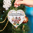 Funny,Christmas,Gifts For Colleagues,Gift For Bestie - Chance Made Us Colleagues - Personalized Custom Shaped Acrylic Ornament