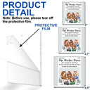 Gift For Bestie, Gift For Sisters, Gifts For Colleagues, Christmas, Funny - Chance Made Us Colleagues - Personalized Custom Shaped Acrylic Ornament