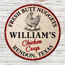 Funny,Farm,Gift For Yourself,Gift For Women,Gift For Men - Chicken Coop Farm Fresh Eggs - Personalized Custom Shaped Metal Sign