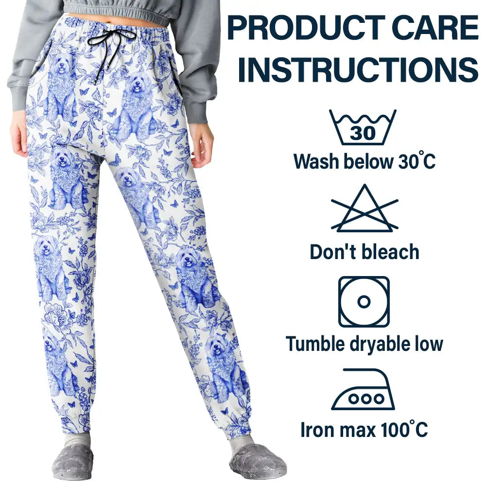 Chinoiserie Toile Dog - Personalized Pajama Pants