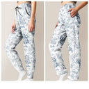 Dog Lovers,Pet Lovers,Happy,Cat Lovers -  Chinoiserie Toile Dog Cat - Personalized Pajama Pants