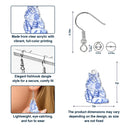 Pet Mom,Pet Lovers,Happy - Chinoiserie Toile Dog Mom Cat Mom Cutout - Personalized Acrylic Earrings