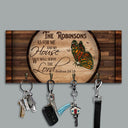 Christian We Will Serve The Lord Personalized Custom Wood Key Holder