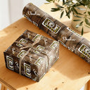 Family,Gift For Bestie,Happy - Christmas Alphabet For Family Friend - Personalized Wrapping Paper