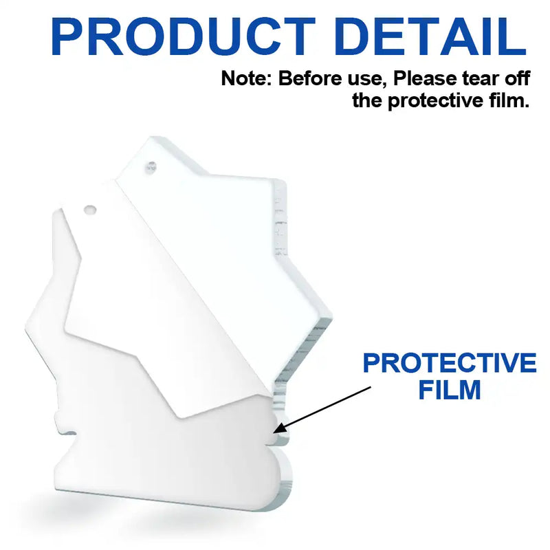 Christmas Cartoon Style Family Siblings - Personalized Custom Shaped Acrylic Ornament