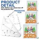 Gift For Couples, Happy, Christmas - Christmas Gingerbread 3D Effect Couple Holding Hand - Personalized Custom Shaped Acrylic Ornament