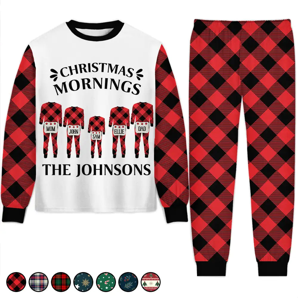 Christmas Morning Family Pajamas - Personalized Unisex Pajamas Set