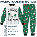 Gift For Couples,Gift For Husband,Gift For Wife,Parents,Gift For Mother,Gift For Father,Gift For Grandpa,Gift For Grandma,Family,Gift For Kids,Christmas,Happy - Christmas Morning Family Pajamas - Personalized Unisex Pajamas Set