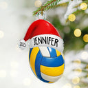 Gift For Kids, Gift For Grandkids, Christmas, Baseball, Softball, Basketball, Football, Happy - Christmas Sports Decorations - Personalized Custom Shaped Acrylic Ornament