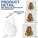 Family,Happy,Christmas,Gift For Bestie - Christmas Tree Hanging Chilling - Personalized Custom Shaped Acrylic Ornament