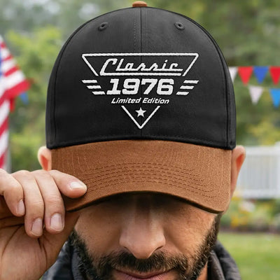 Embroidered Two Tone Cap