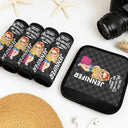 Travel, Happy, Gift For Yourself, Summer - Collect Moments Not Things - Personalized Luggage Handle Wrap