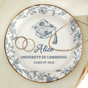 Graduation,Gift For Yourself,Happy -Congrats Graduation - Personalised Ring Dish 