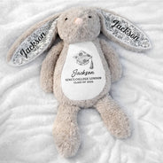 Graduation,Happy - Congrats Graduation - Personalized Soft Toy Bunny