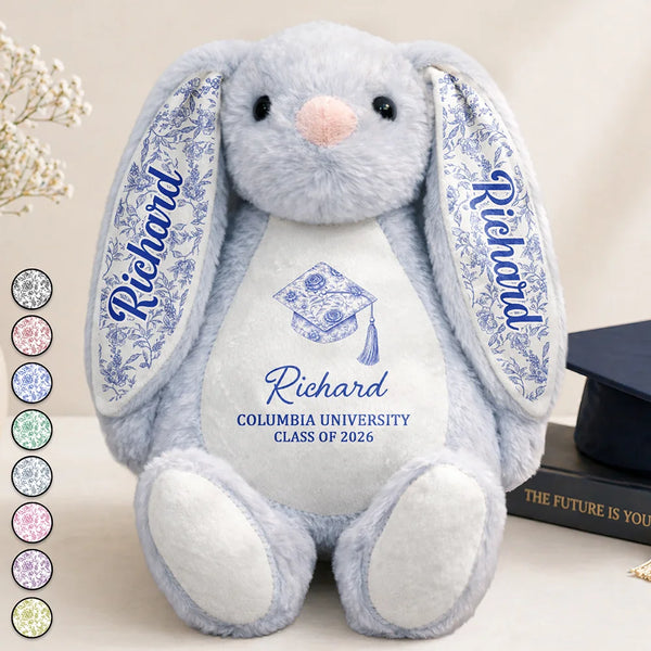 Congrats Graduation - Personalized Soft Toy Bunny – Wander Prints