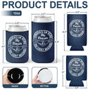 Gift For Sisters, Gift For Sibling, Gift For Brothers, Gift For Bestie, Gifts For Colleagues, Cousin, Funny - Congrats On Being My Brother Dad Grandpa - Personalized Can Cooler Sleeve