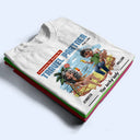 Gift For Couples,Gift For Husband,Gift For Wife,Gift For Boyfriend,Gift For Girlfriend,Travel,Beach - Congrats On Being My Travel Partner For Life - Personalized T Shirt
