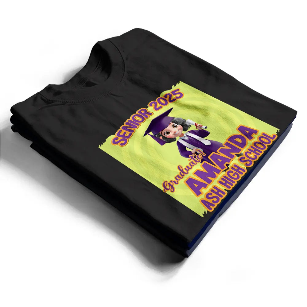 Graduation,Happy - Congratulations Glass Of - Personalized T Shirt